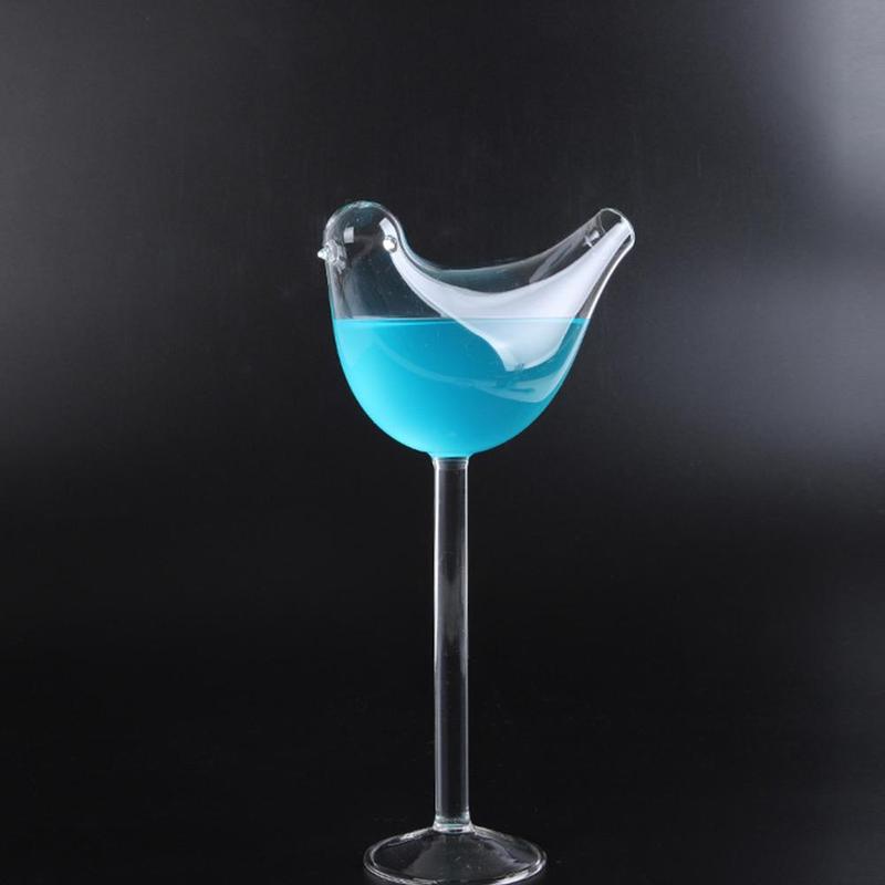 Fuglformet cocktailglass vinglass champagne beger whisky øl drikkekopp høy fugl cocktail cocktail glass tilbehør