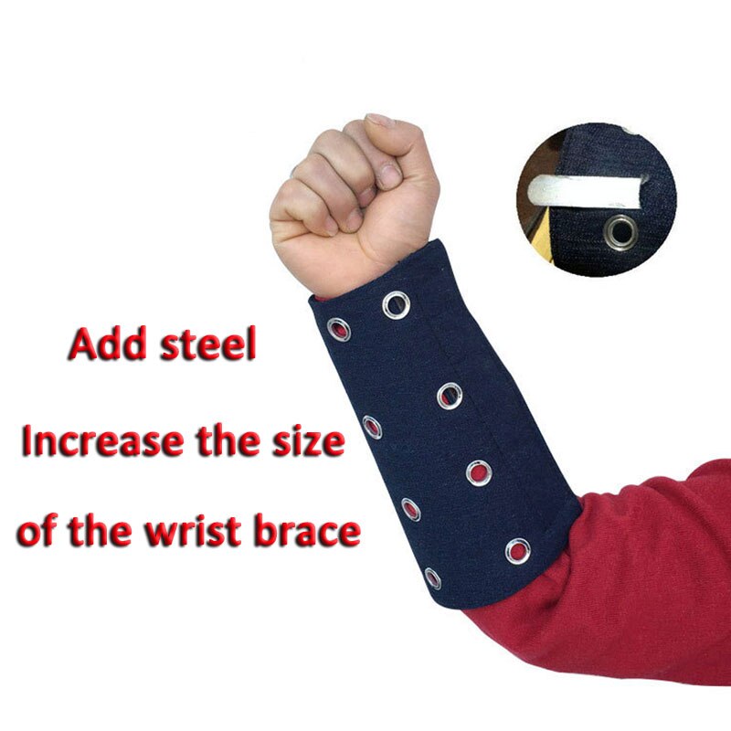 Thickened Glass Wrist Protector Anti-cut Wrist Protector Protect Arm Cowboy Steel Arm Guard Anti-scratch Arm Guard