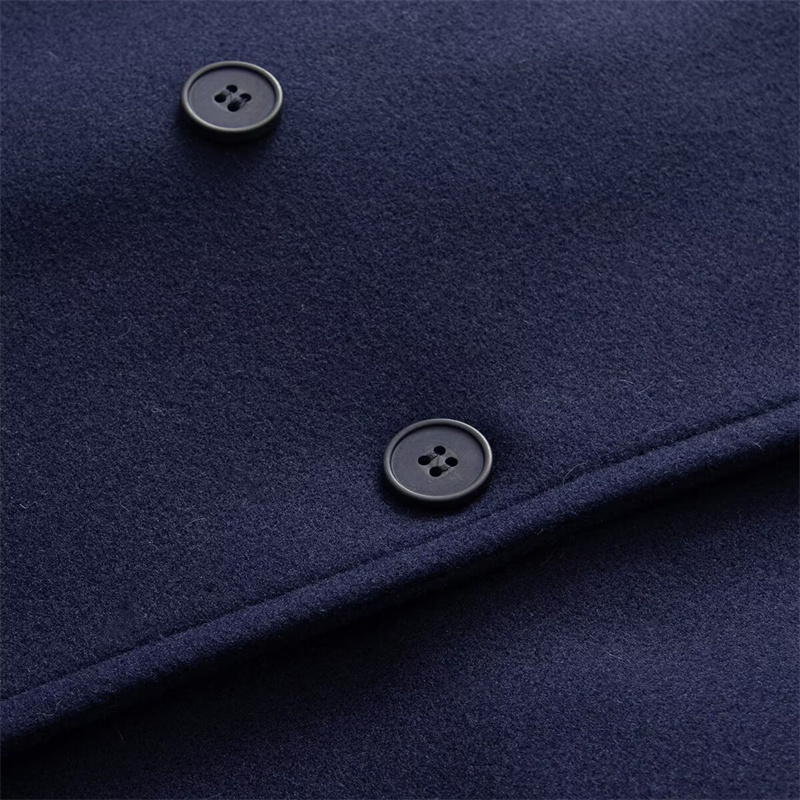 2026 Cappotto corto doppio petto versatile stile neutro elegante moda nuovo arrivo primavera 2026