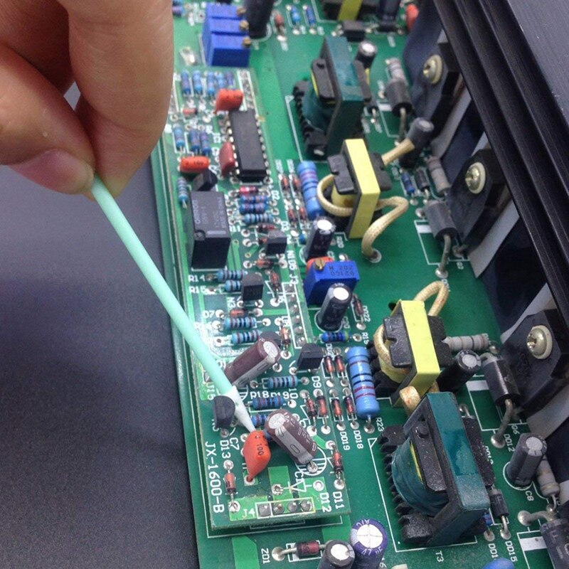 Fiber Optic Cleaning Sticks Fiber Optic Swabs For 1.25Mm LC/SC/FC Connectors 100PCS Fiber Cleaning Rod FTTH Tool