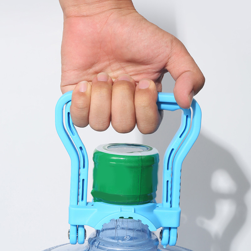 1PC Bucket Lifter labor-saving Thickened Carrying Water Purified Water Barrel Water Household Water Lifter: Blue