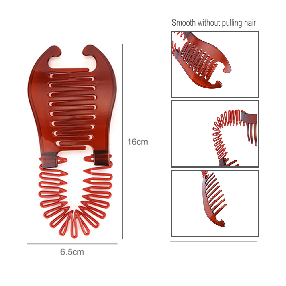 Peigne à poignée pour cheveux, 2 pièces, tressé, outil de coiffure, pinces de coupe, permanente, teinture, outils de coiffure