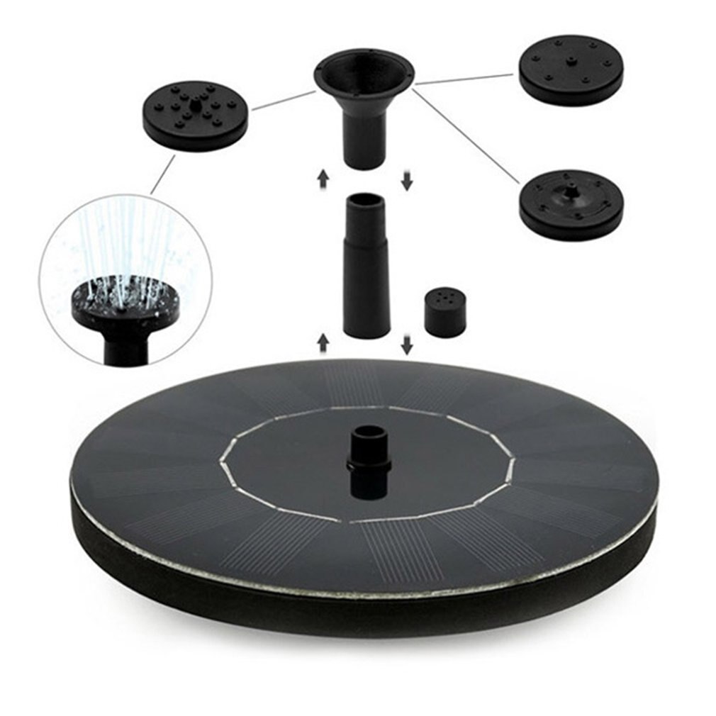 Mini Solar fontein Fountain Garden Pool Pond Solar Panel Floating Fountain Decoration Water Fountain Solar Panel