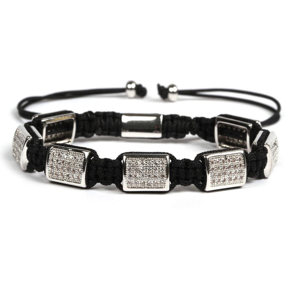 Bransoletka uroki Bransoletki dla par dla mężczyzn Kobiety Pulseira Masculina Pulseira Feminina bileklik: Rodowane