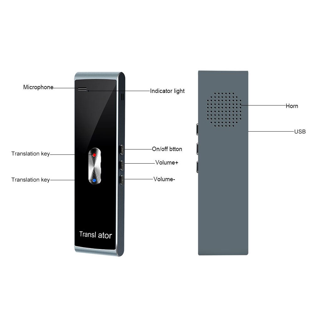 Smart Toespraak Voice T8S Vertaler Multi-Talen Bluetooth Verbinding Vertaling Eenvoudige Interface En Eenvoudige Bediening