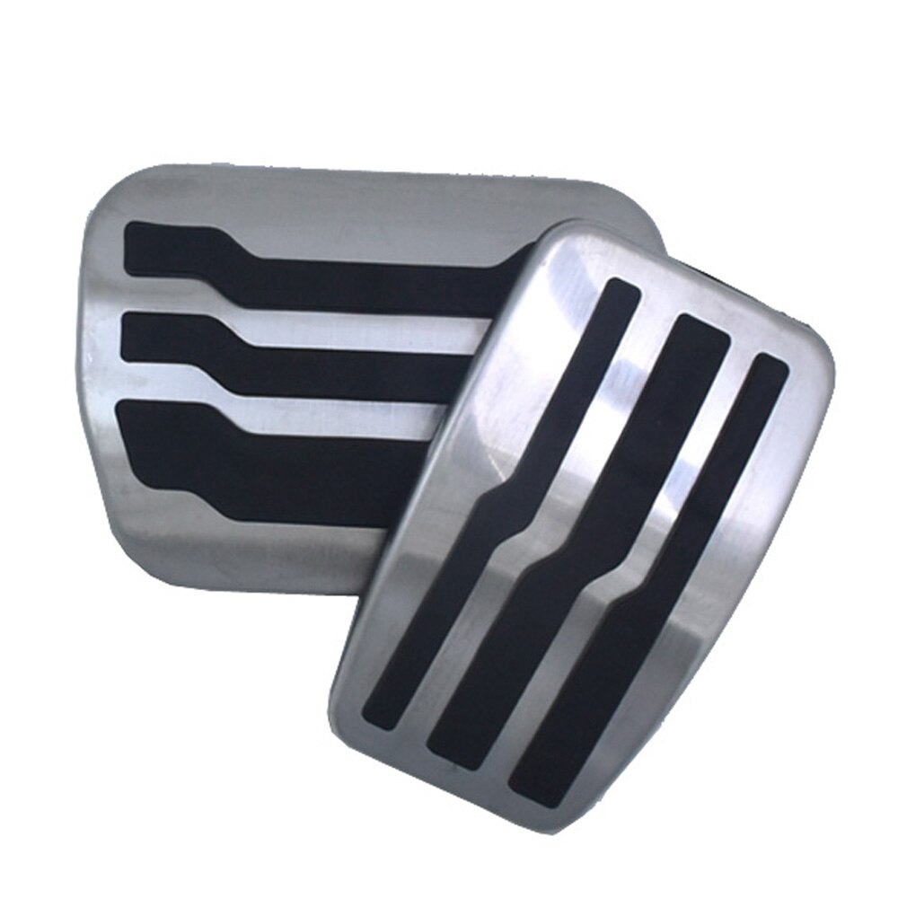 Rustfrit stål bremse accelerator pedal pad cover til ford raptor  f150 f-150 -   på gas brændstof ped