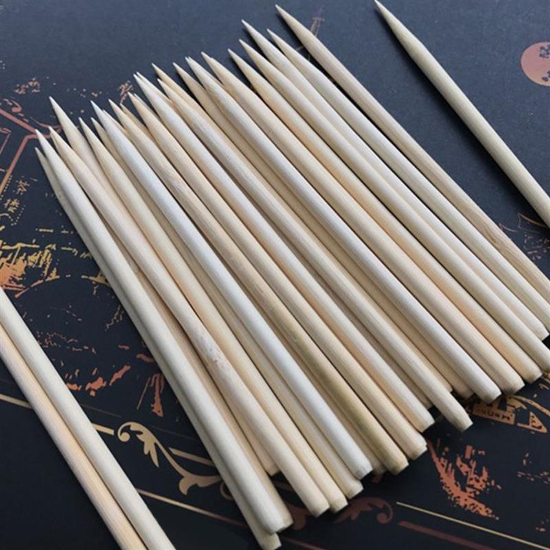 1Set Scratch Tool Set with Bamboo Sticks Scraper Repair Scratch Pen Black Brush For Kids Children Scratch Painting