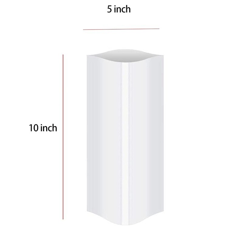 100 sztuk sublimacji folia termokurczliwa rękawy 5X1 0 Cal biała torba na 567G obcisły kubki, termokurczliwa folia termokurczliwa