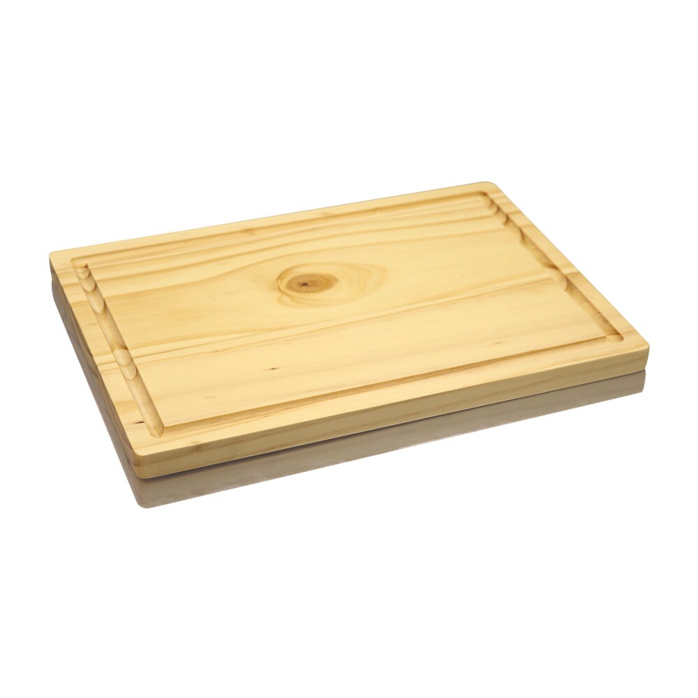 Jaswehome Rectangular Pinewood Cutting Board Solid Wood Chopping Blocks Fruit Cutting Board Cheese Boards Kitchen Tool