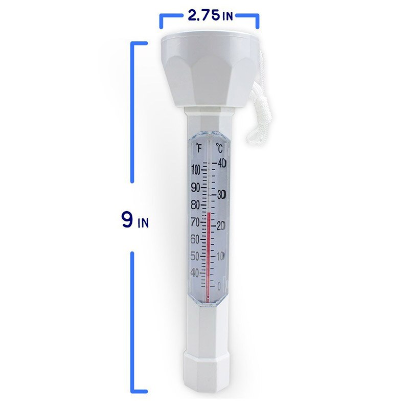 Zwembad Spa Tub Drijvende Water Temp Thermometer String F/C Display Tool RT99