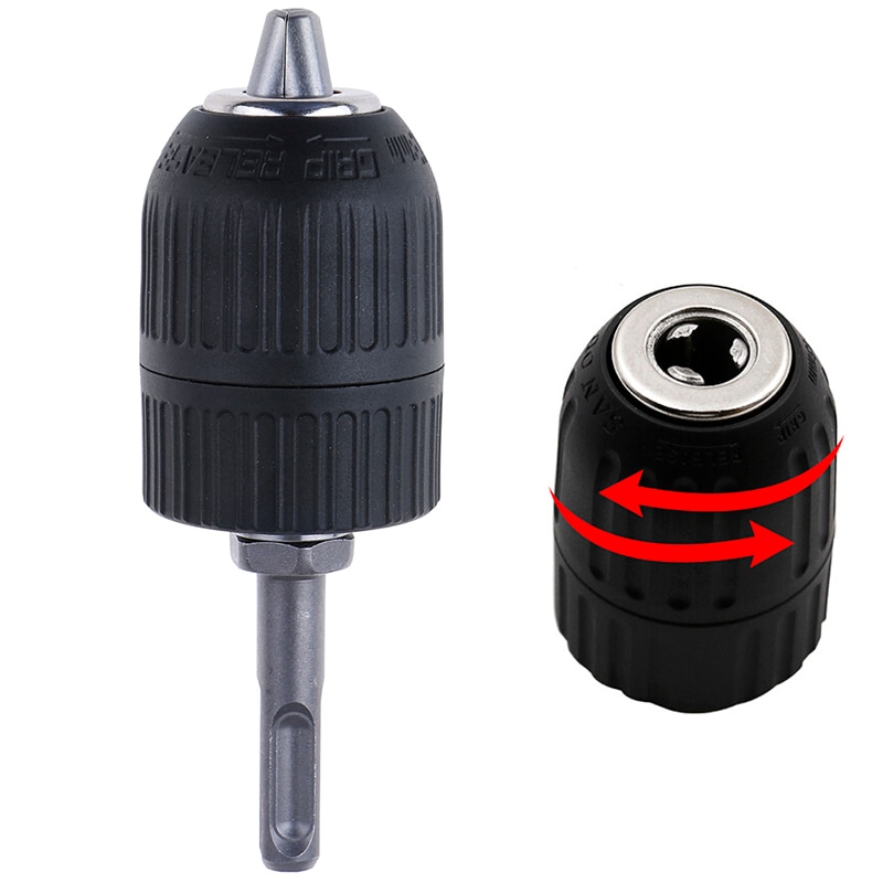 1Set 2-13MM 1/2-20UNF Drill Chuck With SDS Shaft Adaptor Keyless Heavy Duty Tool