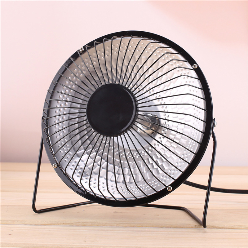 220v 220w mini hjemmevarmer infrarød bærbar elektrisk luftvarmer varm varmevifte stasjonær oppvarming komfyr radiatorvarmer maskin: 20cm svarte / Eu