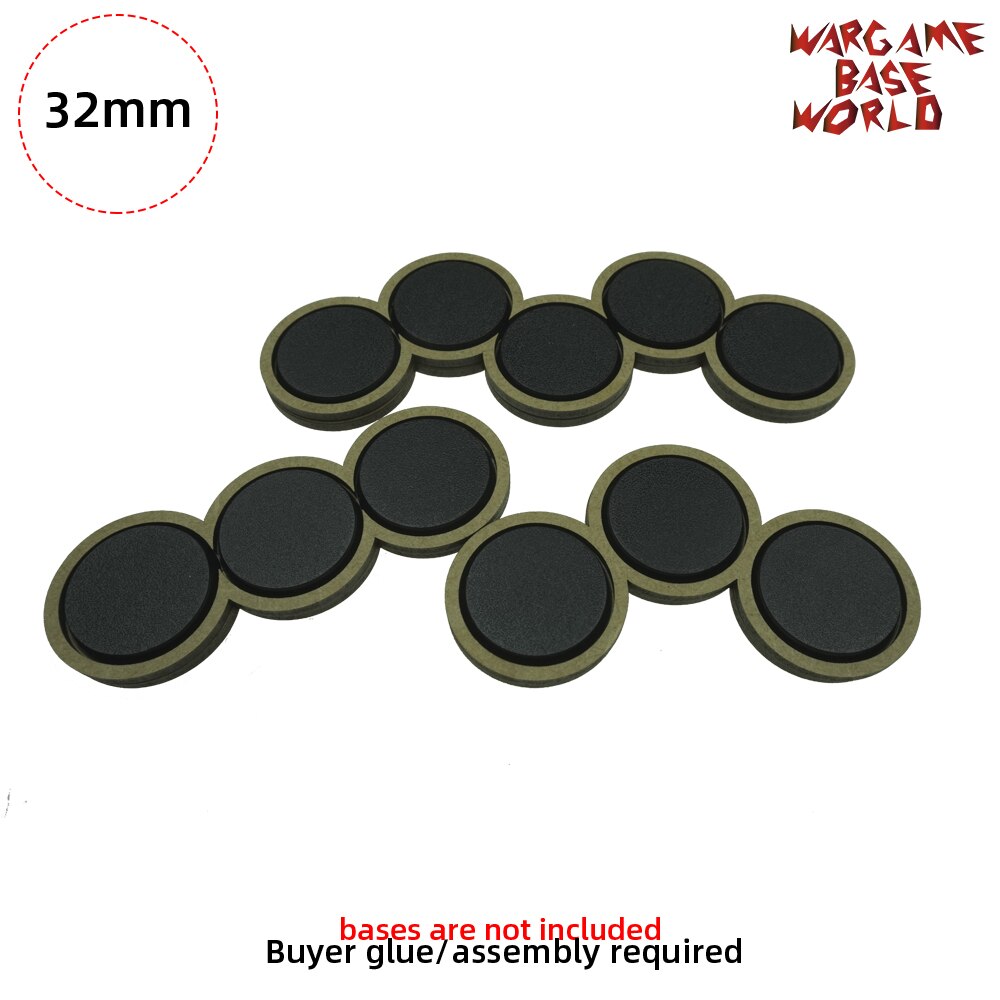 Wargame Base World - Round 32mm Movement Tray -