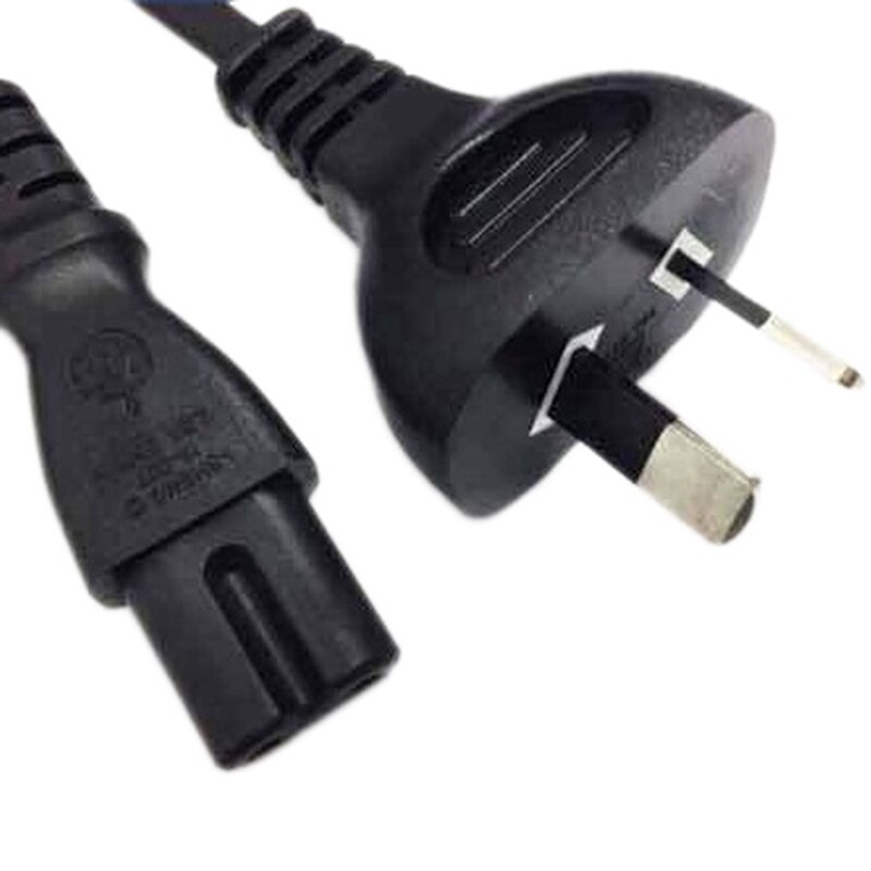 Power Cord,2 Pin Plug 1.5M 2.5A/250V Computer Power Cord Ac Power AC Adapter for Laptop Notebook/Computer(AU Plug)