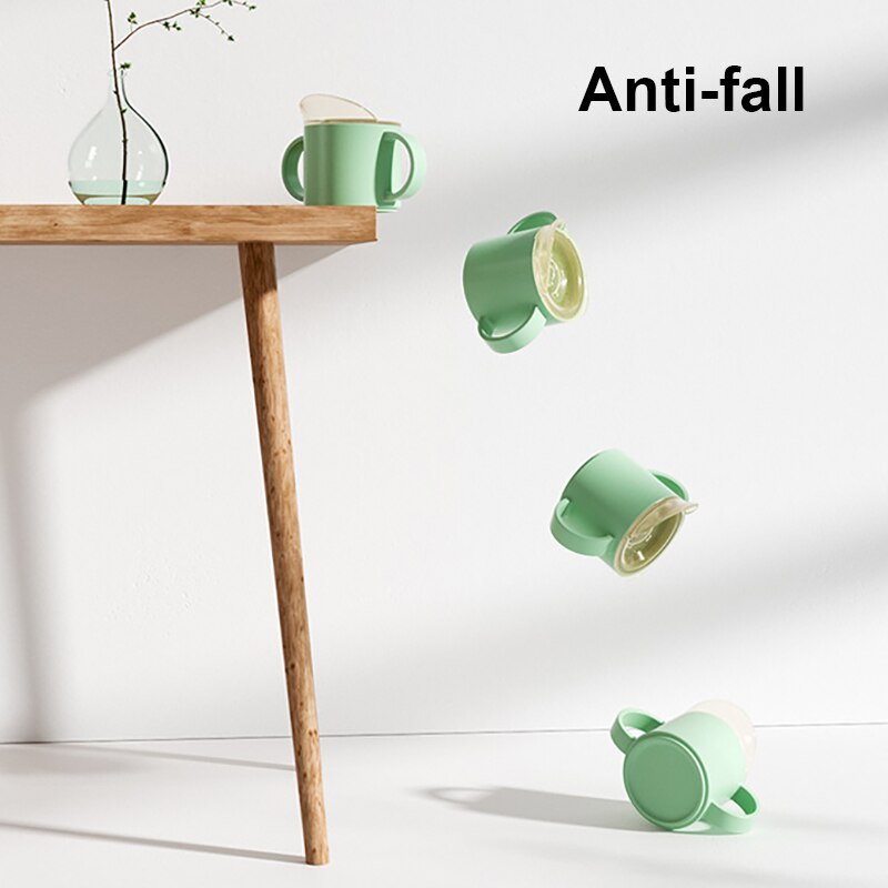 Vasos para beber para bebés, taza de alimentación para niños pequeños, aprender a beber leche, agua, vasos de entrenamiento resistentes a las caídas