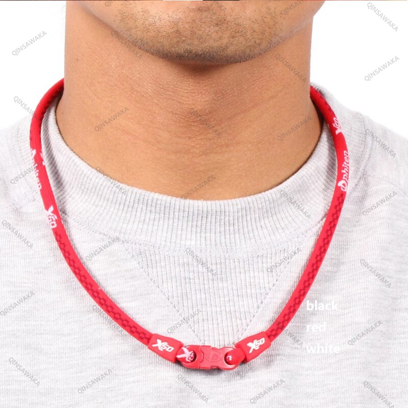 MADE IN JAPAN Phiten Titanium X50Necklaces aqua-titanium reduce fatique alleviate muscle strain tension athletes