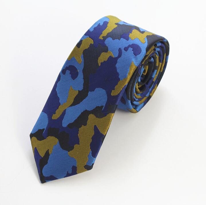 RBOCOTT-corbatas estampados de camuflaje para hombre, corbatas estampados de 6cm con cuello, corbatas ajustadas a la para hombre, corbatas de boda: 03