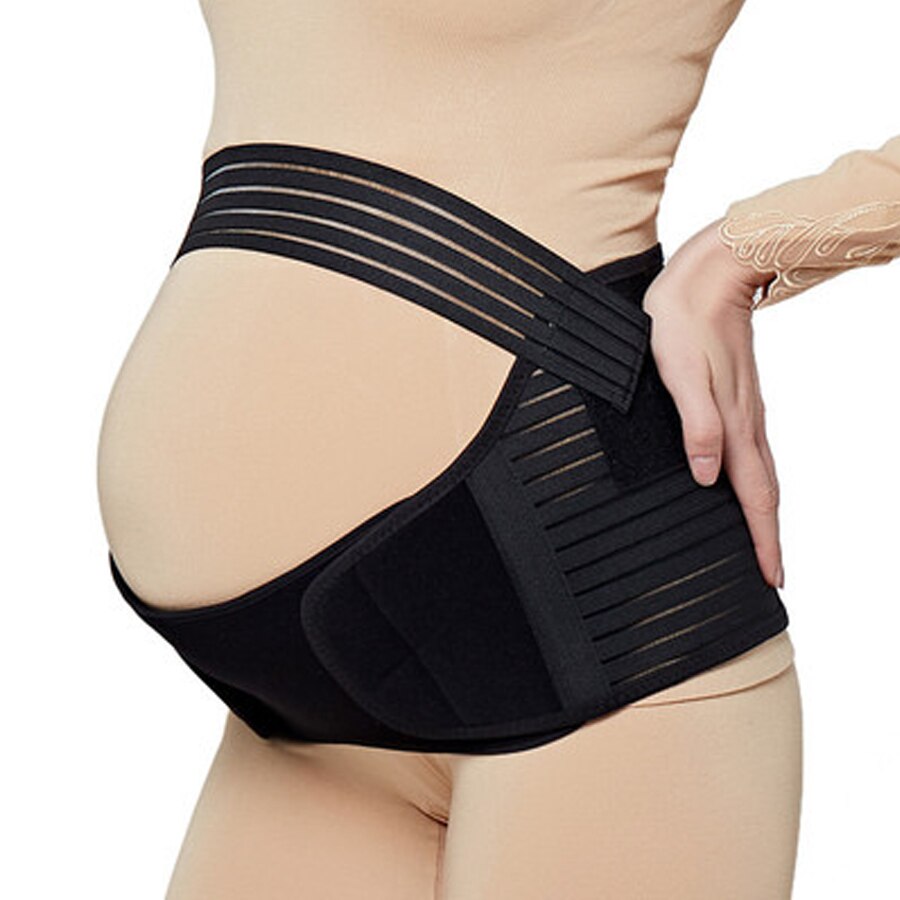 Plus Size Multifunctionele Moederschap Postpartum Corset Zwangere Vrouwen Buik Ondersteuning Prenatale Zorg Atletische Riem: M / WHITE