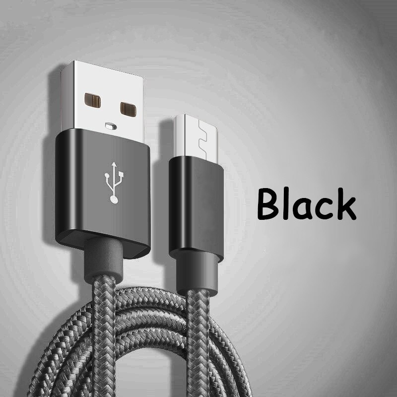 Szybka ładowarka 2M Micro USB do ASUS ZenFone 5Q Max ZB631KL ZB570TL LG Stylus Stylo 2 3 plus K11 K40 K50 synchronizacja danych przewód USB: 0.2 M short / black