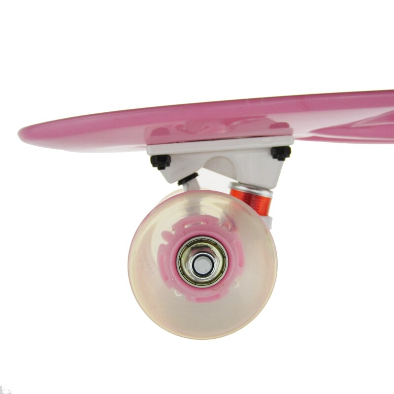 Mini Cruiser, Skateboard für Anfänger Kinder, 22 zoll PP Panel Kind Skateboard, für Outdoor Sport Fisch Bord Nicht-Slip