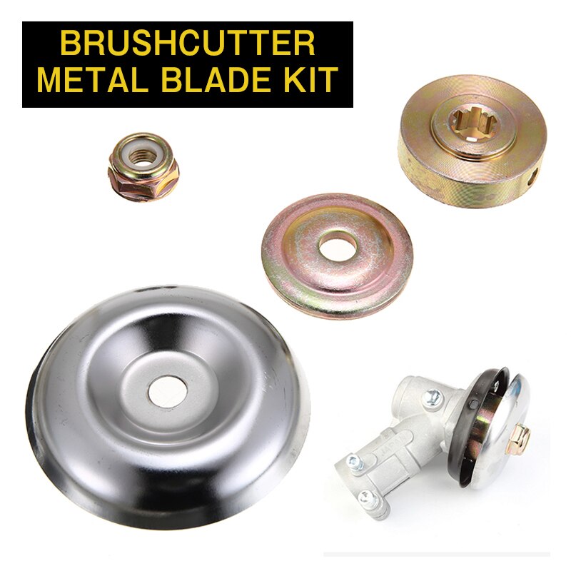 4pcs Nut Fixing Kit Replacement For Lawn Mower Metal Blade Fixing Kit Gear Head Strimmer Brushcutter Nuts Accessories