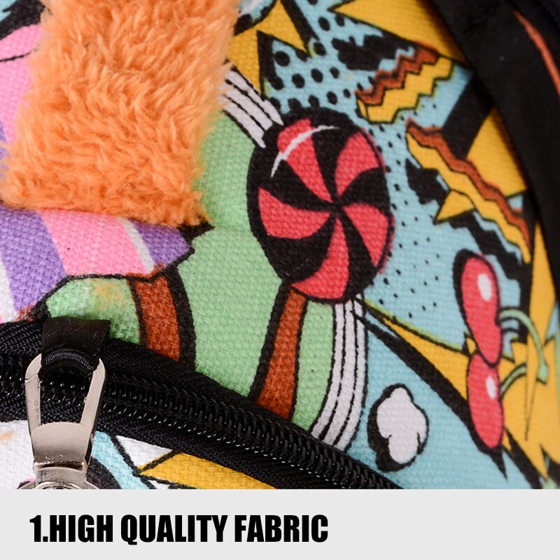 Kolorowe kreskówka zwierzę domowe noszenie plecak podróżny płótno pluszowy plecak dla chomika świnka morska jeż wiewiórka TP899