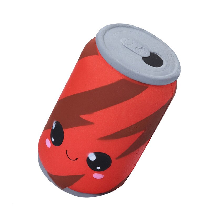 Gewelddadige kneden van coke blikjes, vrijgeven van de druk, ontspannen en decomprimeren zacht speelgoed, snelle decompressie, trage rebound jigsaw