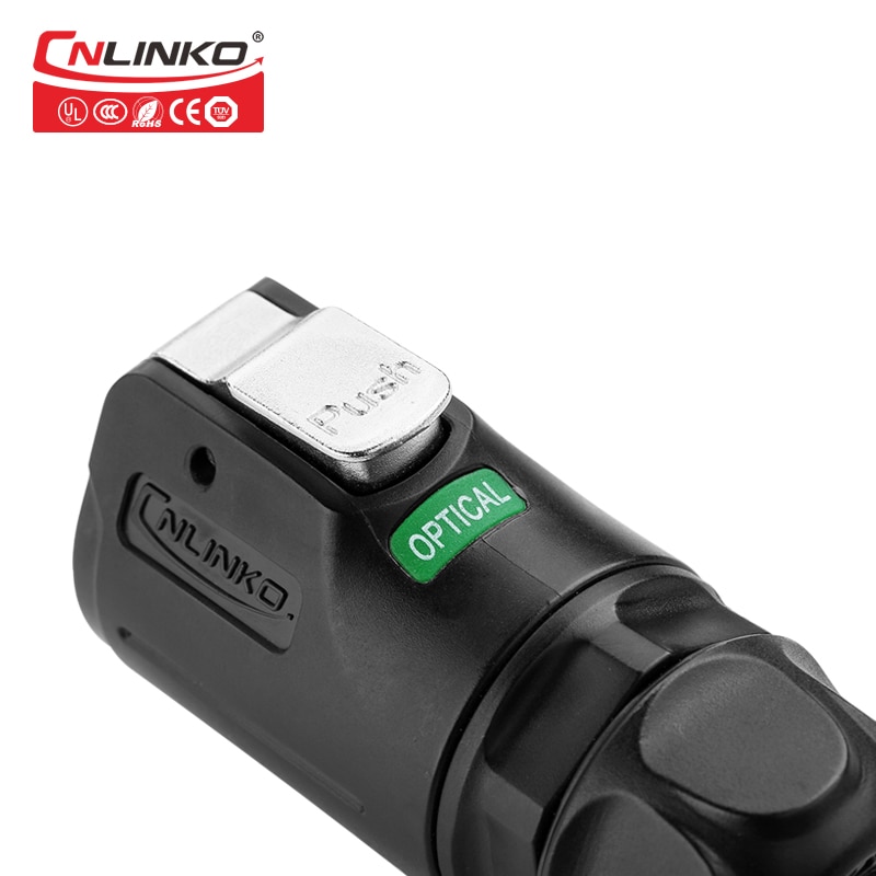 Cnlinko Waterproof IP67 m24 Cable Fast Install Plastic LC Fiber Optical Quick Assembly Connector for Fiber Optic Equipment