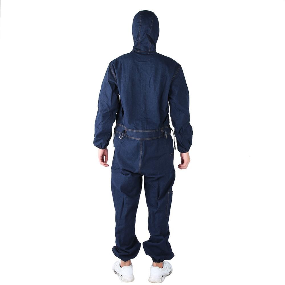 Denim Overall Elektrische Lassen Pak Labor Kleding Auto Reparateur Werkkleding Fit Voor 170/175/180/185/190Cm