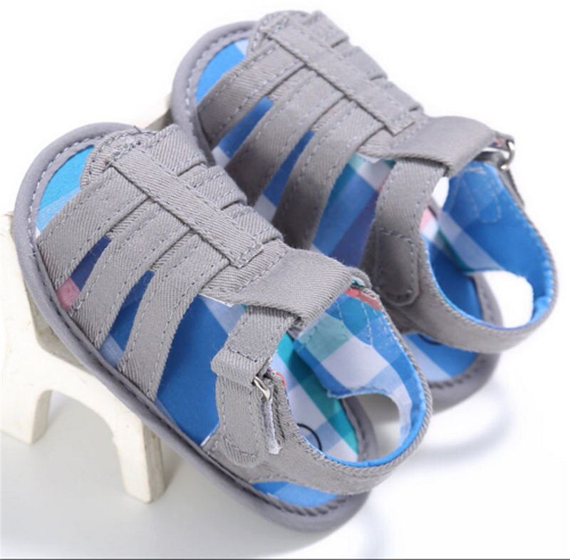 Baby pojkar sandaler småbarn flickor tossor baby tossor nyfödda barn spjälsäng skor mjuk sula prewalker halkskydd spädbarn sandaler sommar