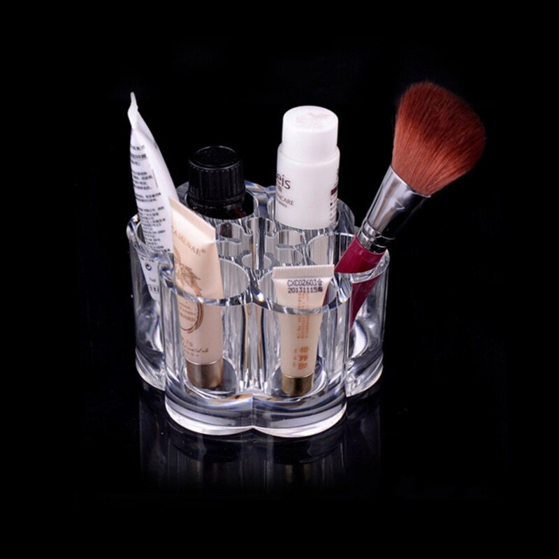 Clear Acrylic Makeup Brush Holder Organizer Boxess Cosmetic for Lipstick Eyeliner Pencil Nail Polish Makeup Boxes