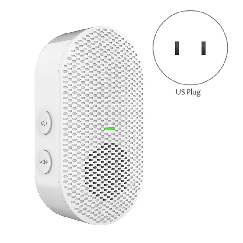 LED Funkgong Türklingel & Wireless Fernbedienung Musik Songs 60M Reichweite Türklingel für Home Büros Hotels