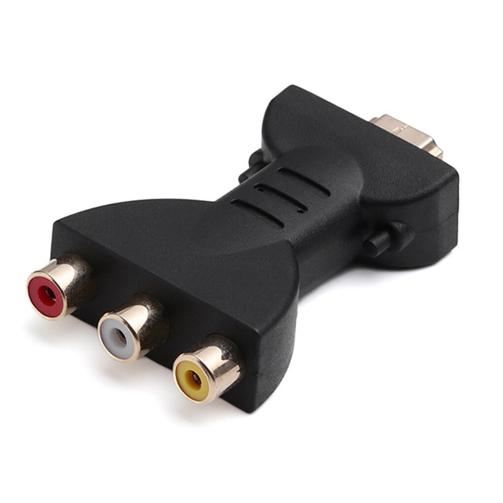 Mini HD to 3 RGB/RCA Video Audio Adapter Digital Signal AV 1080p Component Converter Accessories For HATV DVD TV TXTB1