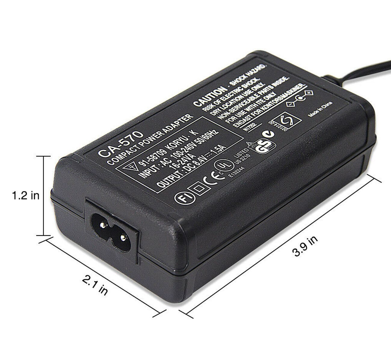 Ac Power Adapter Oplader Voor Sony ACL20, ACL20A, ACL25, ACL25A, ACL25B, ACL25C, ACL200, ACL200B, ACL200C, ACL200D