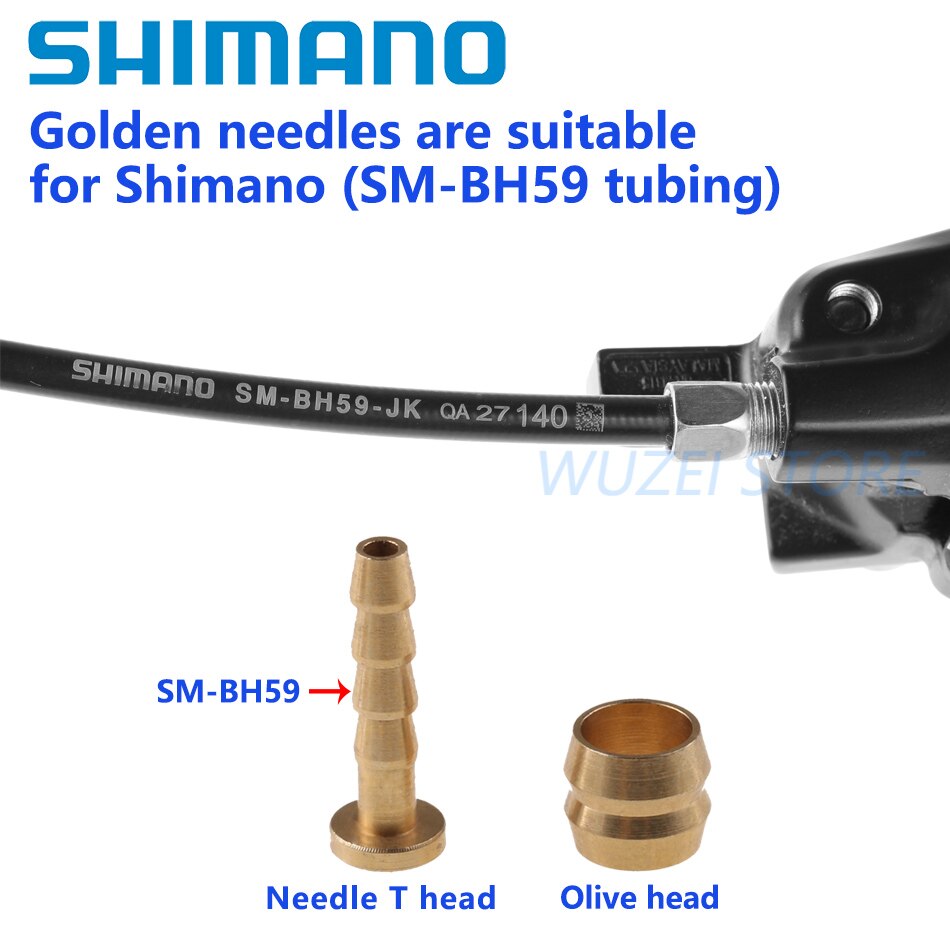 Shimano sm -bh59 bh90 pyörän jarruletku hydraulinen levyjarru oliivi liitäntä sisäosat holkki ja neula jarruletkusarja