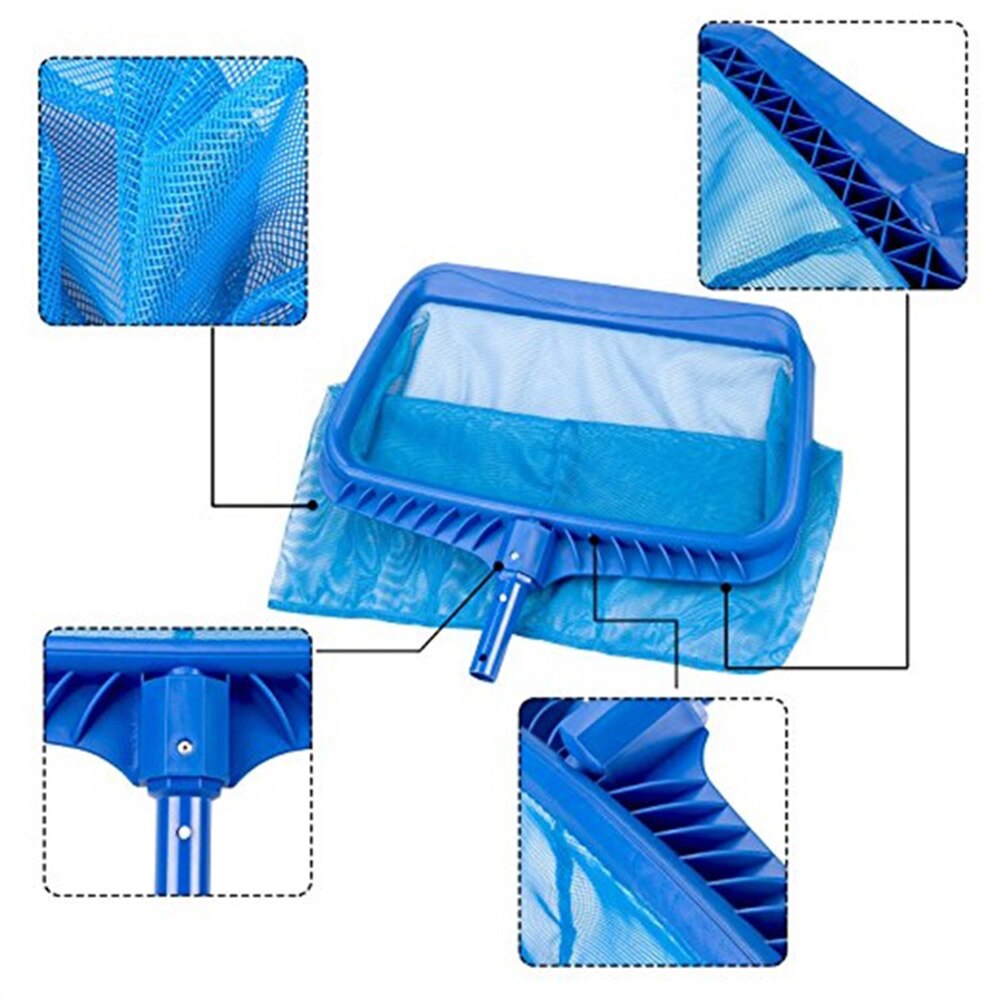 Eaf Net Grade Fine Mesh Pool Skimmer Net Bag Catcher Aquarium Swimming Pool Cleaning Tools Rake Accessories