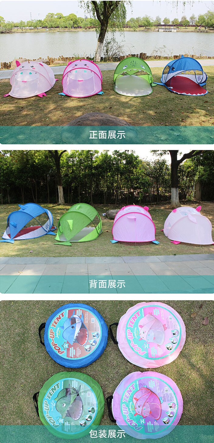 [Tml] Indoor Game Room Dier Haai Kinderen Tent Kids Playhouse Princess Kasteel Speelhuis Reizen Tent Strand Tent outdoor Speelgoed