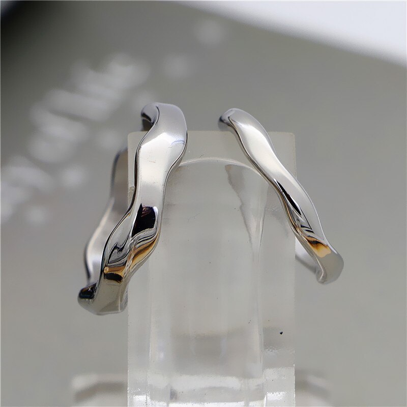 Mannen Trouwring Witgoud - 3.0 mm - Gepolijst - Model N°2139