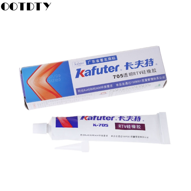 Transparent RTV Silicone Rubber Adhesive Grease Sealant Electronic Glue