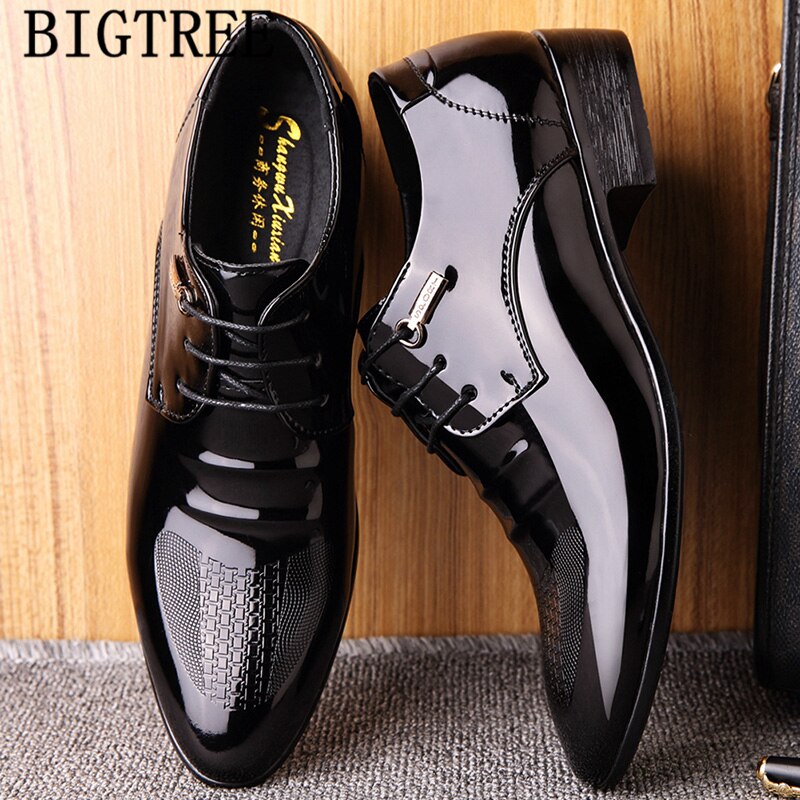 Bruiloft Schoenen Mannen Jurk Italiaanse Business Schoenen Mannen Oxford Lederen Coiffeur Formele Schoenen Mannen Elegante Zapatos Oxford Hombre Bona