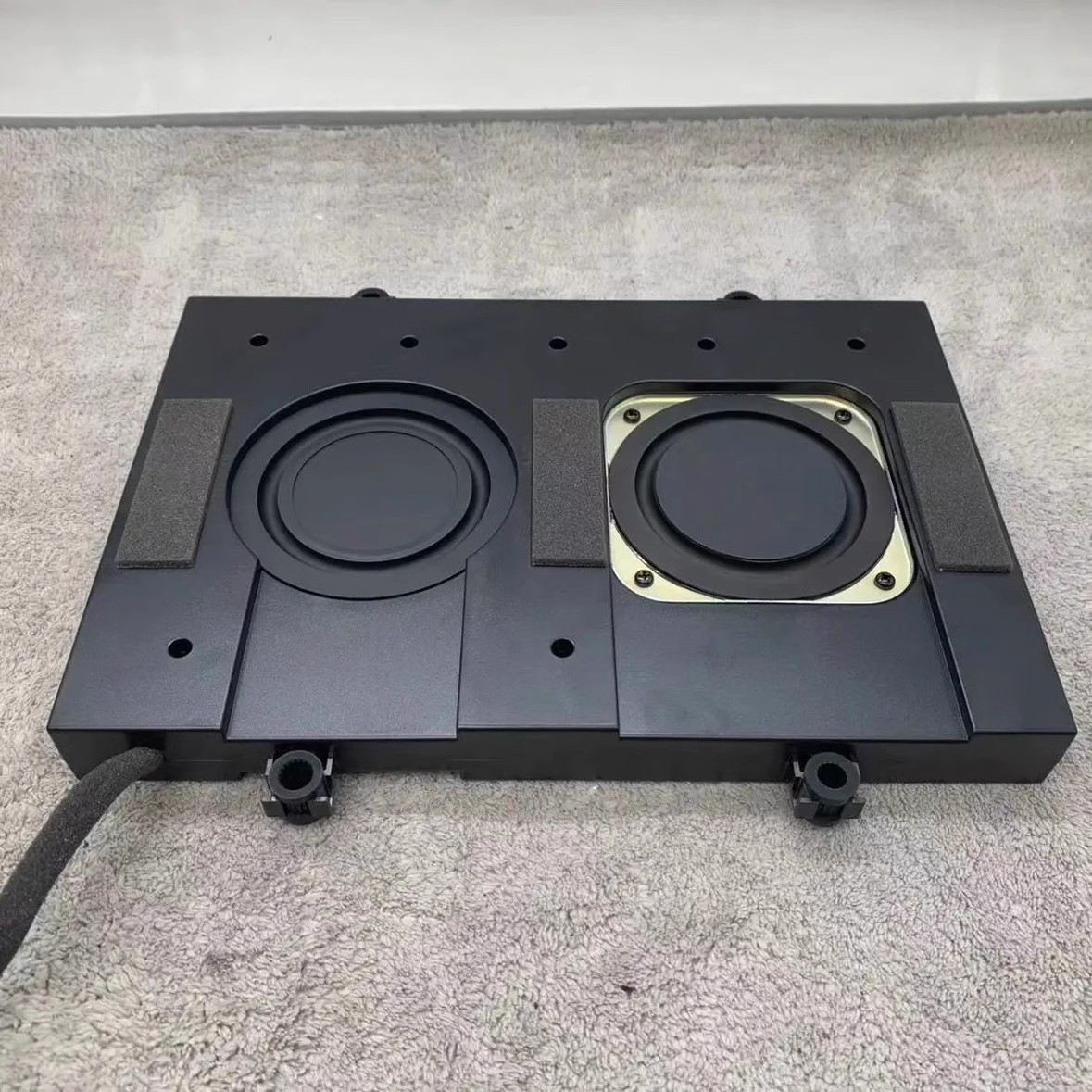 4 " tum för harman ultratunn passiv subwoofer djup bas för hemmabio bil gör-det-själv smal 5 ohm premiumljud 310 x 210mm