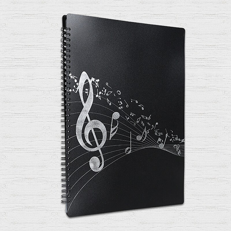 40 Pages Piano Score Coil Folder Practice Modified A4 Paper Sheet File Storage Book