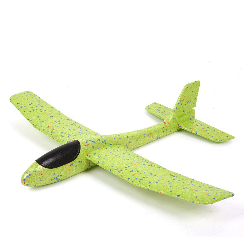 Planeur volant pour enfants, jouet en mousse, modèle d'avion en mousse, jouets d'extérieur, , 48CM/35CM, 1 pièce: green 35cm