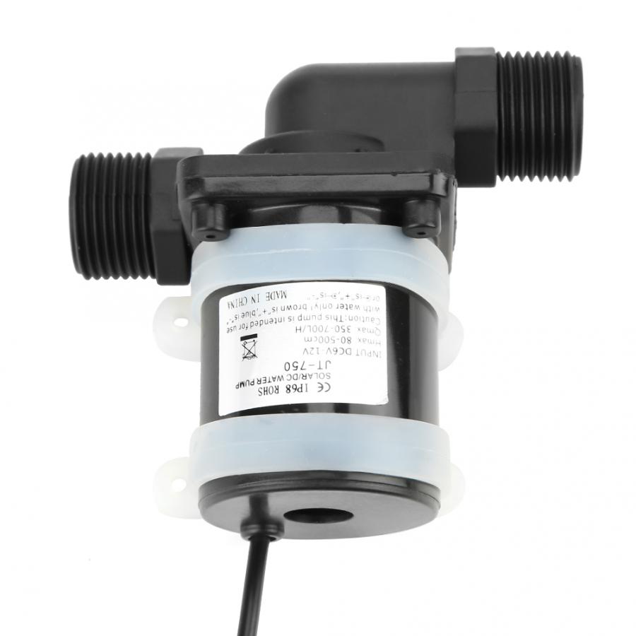 Mini dc kiertovesipumppu 12v -40 ~ 100 asteen harjaton moottori 700l/ h kumijalusta pitkä käyttöikä hiljainen