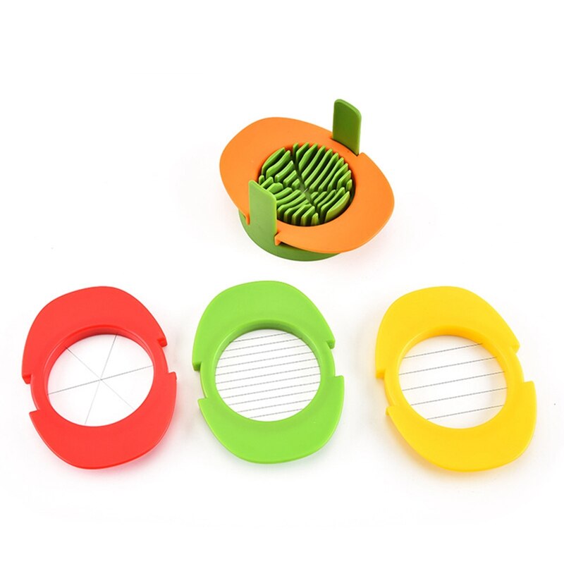 4 In1 Multifunctional Egg Cutter Color Stainless Steel Wire Egg Slicer Plastic Slicing Device For Egg Kitchen Tools