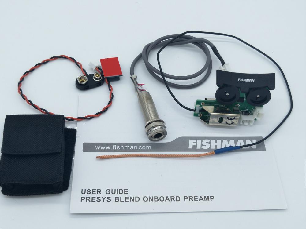 Fishman Presys 201 Model Gitaar Voorversterker Eq Tuner Piezo Pickup Beat Gitaar Onderdelen Accessoires