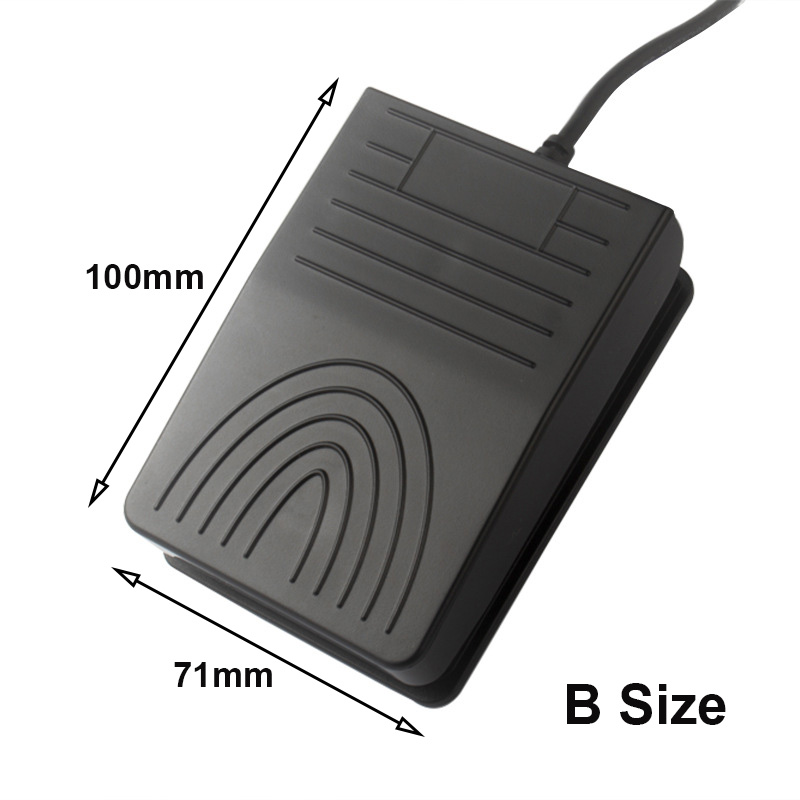 USB Foot Pedal Control Switch PC Game Pad USB Pre-Program Keyboard Mouse Adapter for Computer Multimedia String Ultrasound Image: Orange