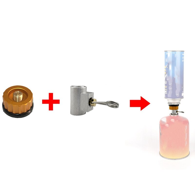 1X(Camping Gas Saver plus Convertisseur de Gaz Adaptateur de Recharge