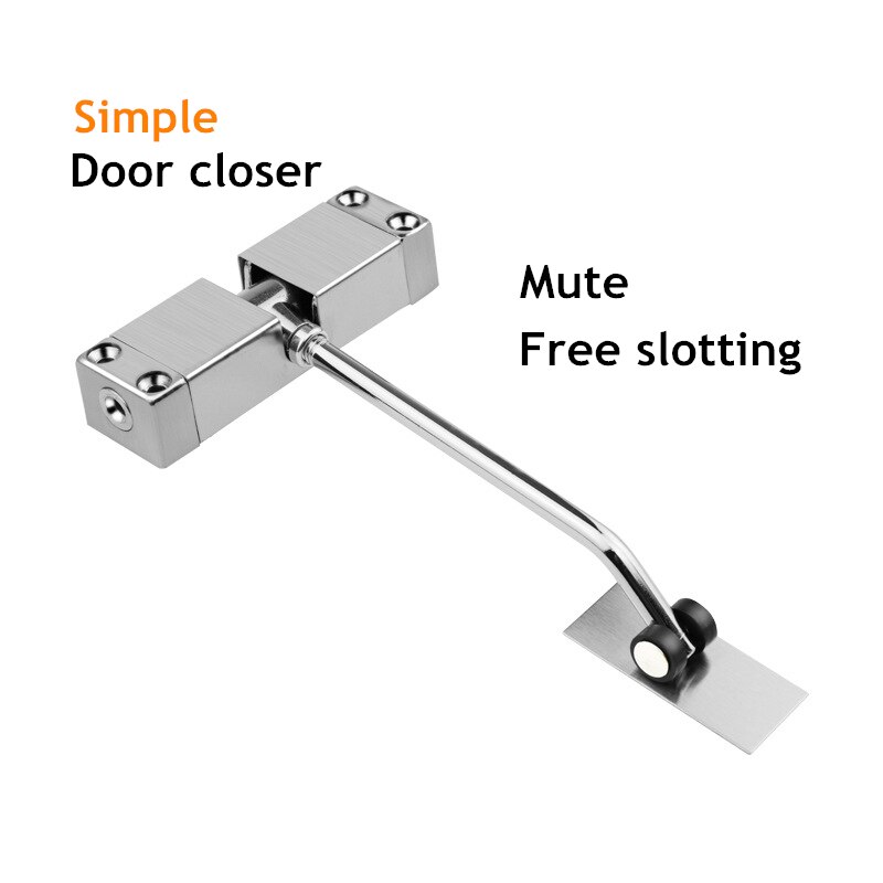Stainless Steel Door Closers Automatic Door Closer Invisible Door Springs Nuffer Door Closers Light Simple Door Closers