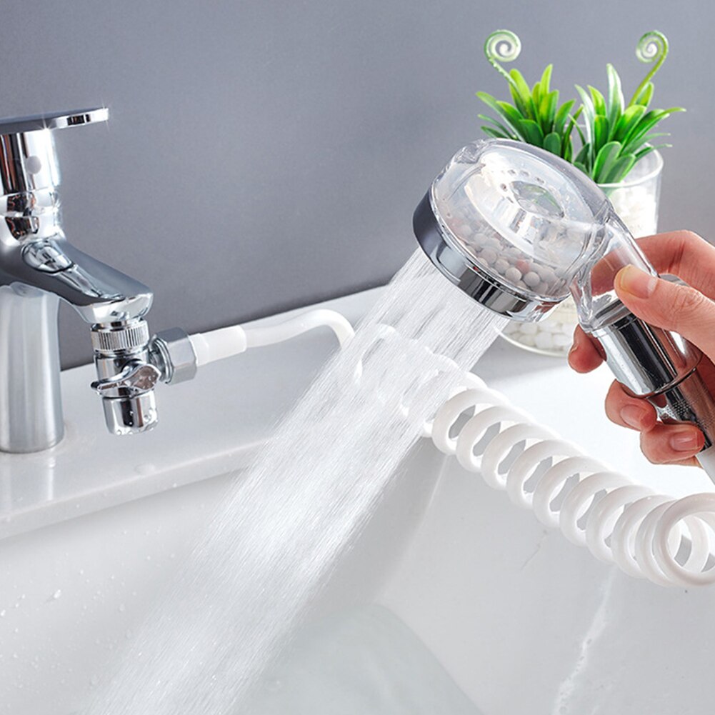 Bathroom Sink Faucet Sprayer Set Laundry Tub Attachment For Hair Washing Hand Shower Hose Flexible Water Saving With Filter